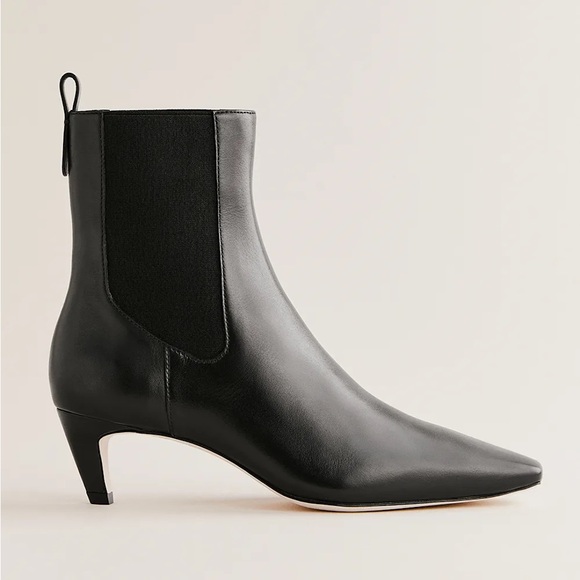 Reformation Shoes - Reformation Wally Black Ankle Boots